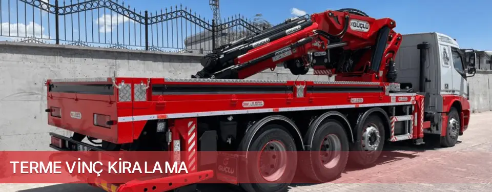Terme İlçemi Vinç Kiralama